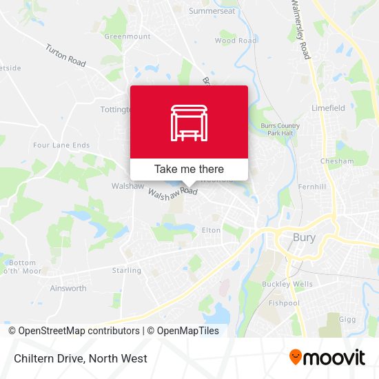 Chiltern Drive map