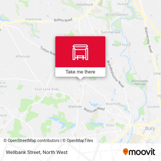 Wellbank Street map