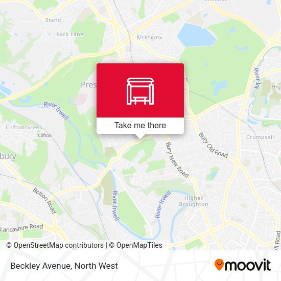 Beckley Avenue map