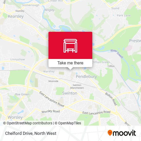 Chelford Drive map