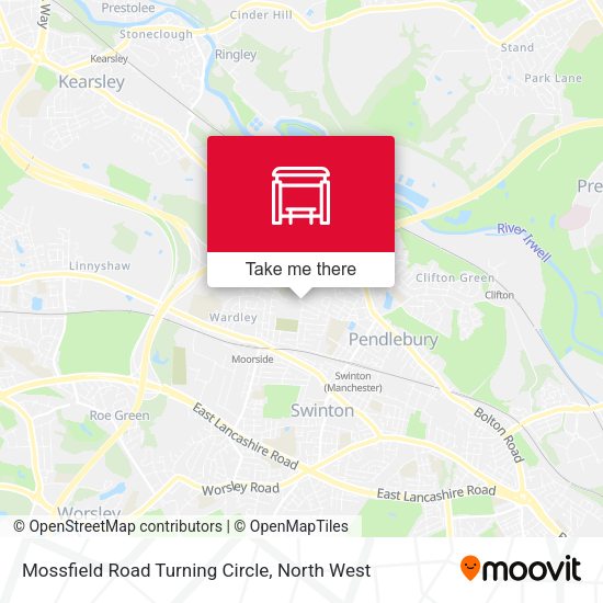 Mossfield Road Turning Circle map