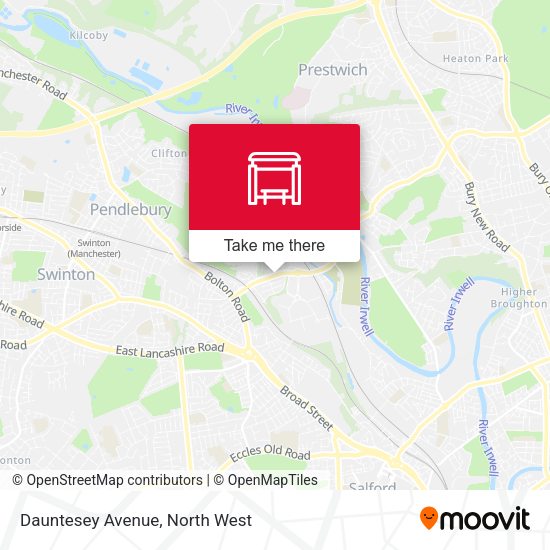 Dauntesey Avenue map
