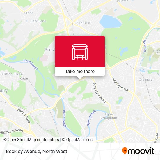 Beckley Avenue map