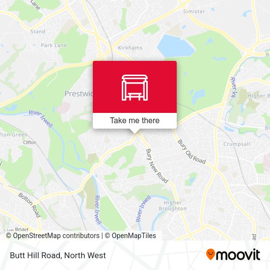 Butt Hill Road map