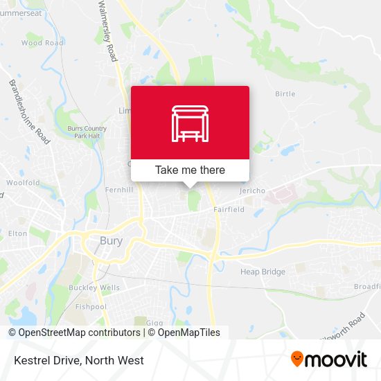 Kestrel Drive map