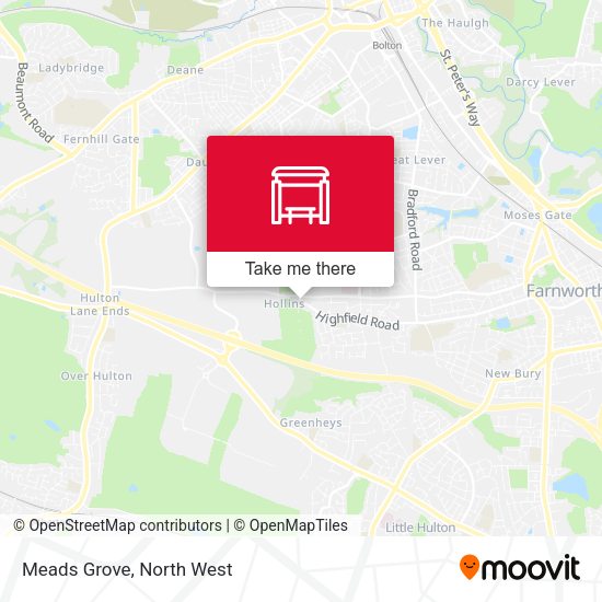 Meads Grove map