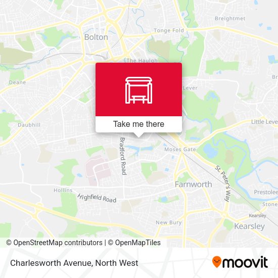 Charlesworth Avenue map