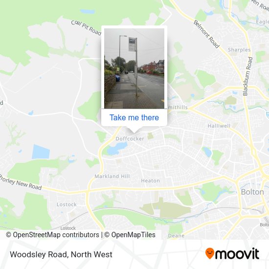 Woodsley Road map