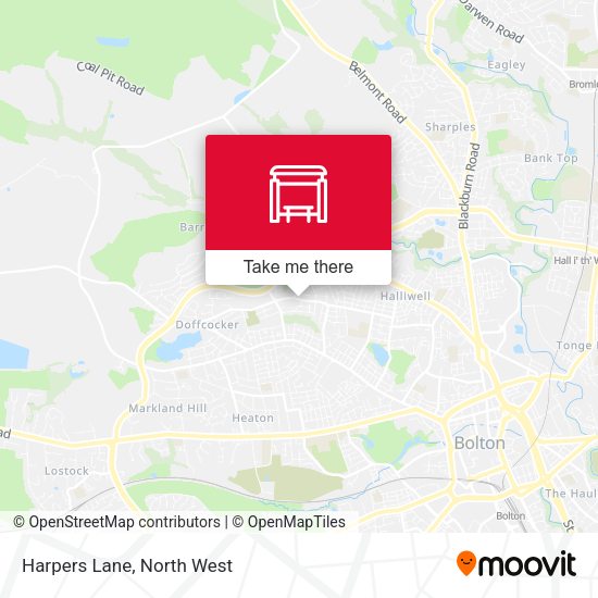 Harpers Lane map