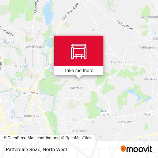 Patterdale Road map