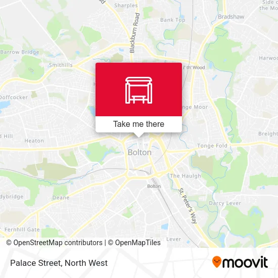 Palace Street map
