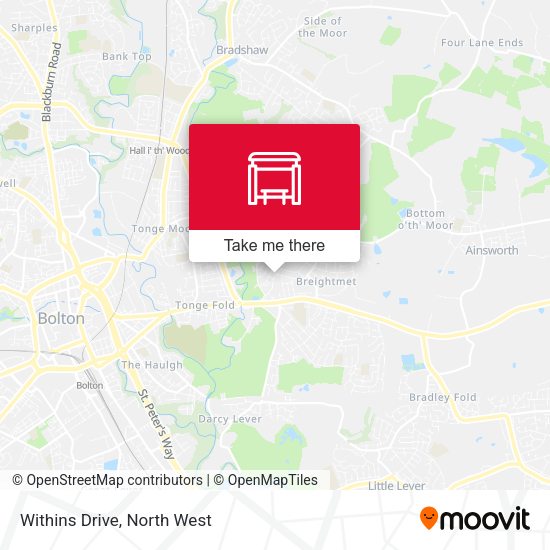 Withins Drive map