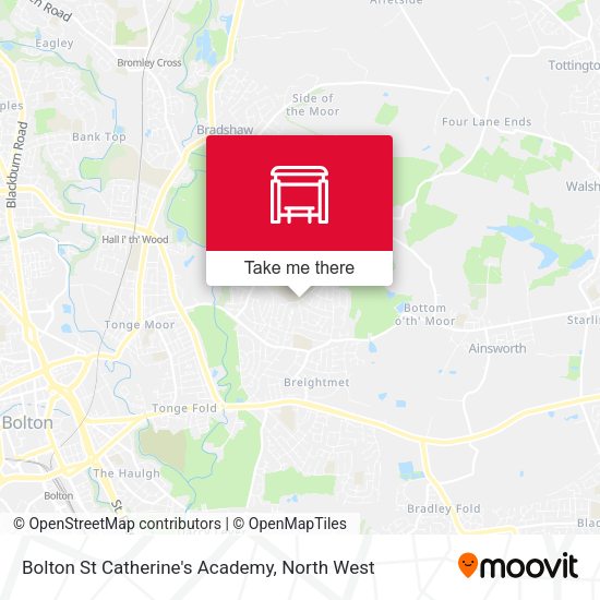Bolton St Catherine's Academy map