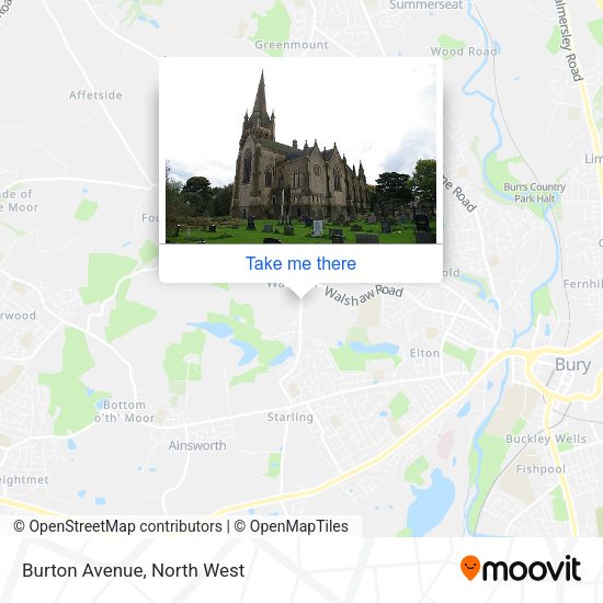 Burton Avenue map