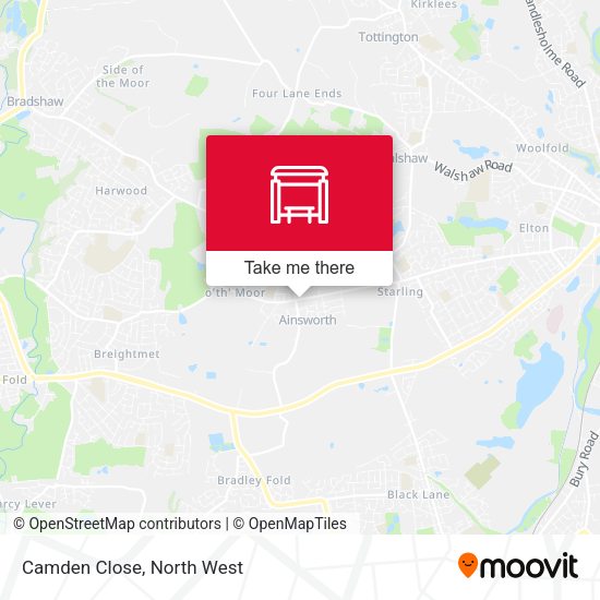 Camden Close map