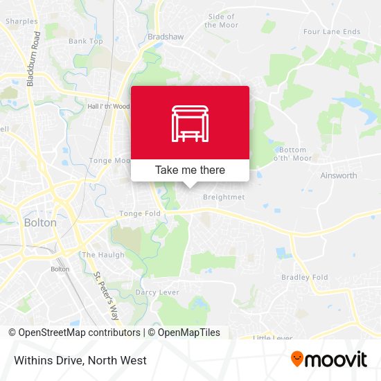Withins Drive map