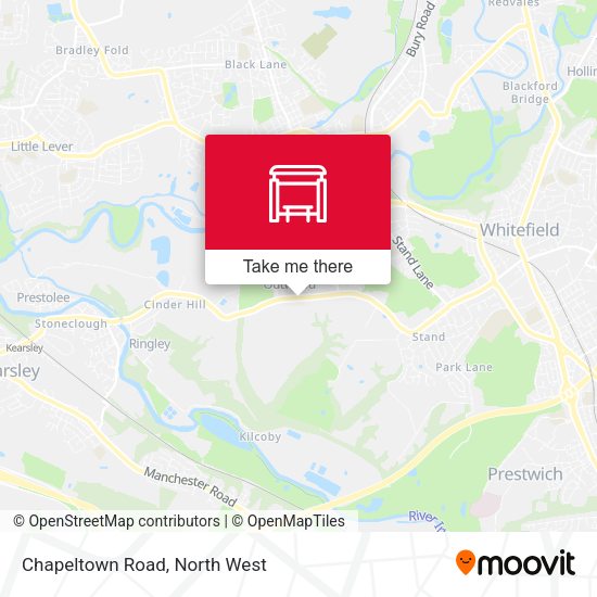 Chapeltown Road map