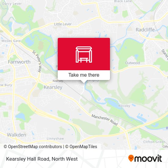 Kearsley Hall Road map