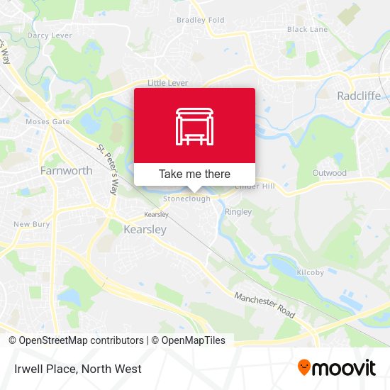 Irwell Place map