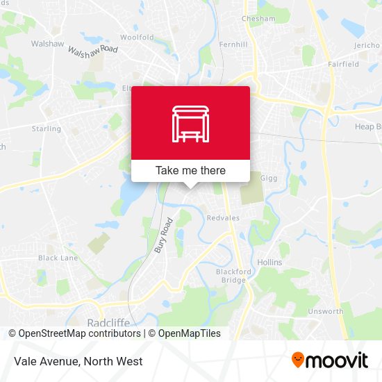 Vale Avenue map