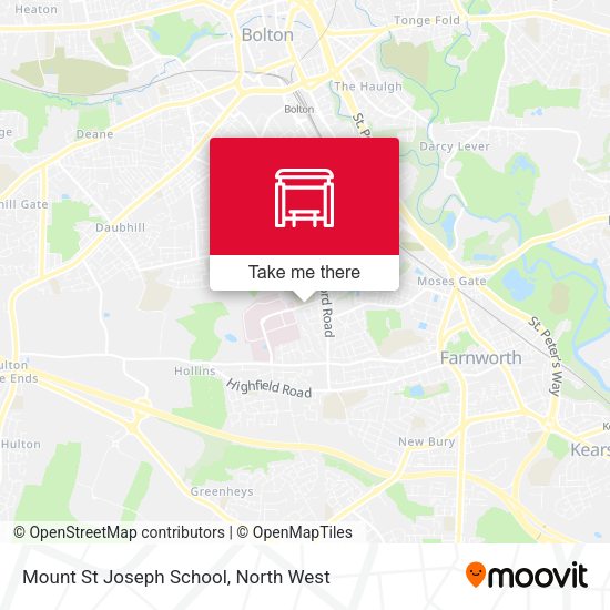 Mount St Joseph School map