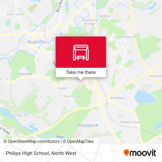 Philips High School map