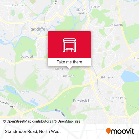 Standmoor Road map