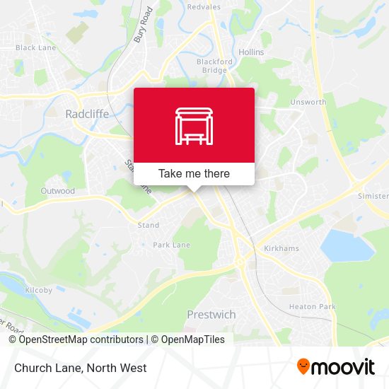 Church Lane map