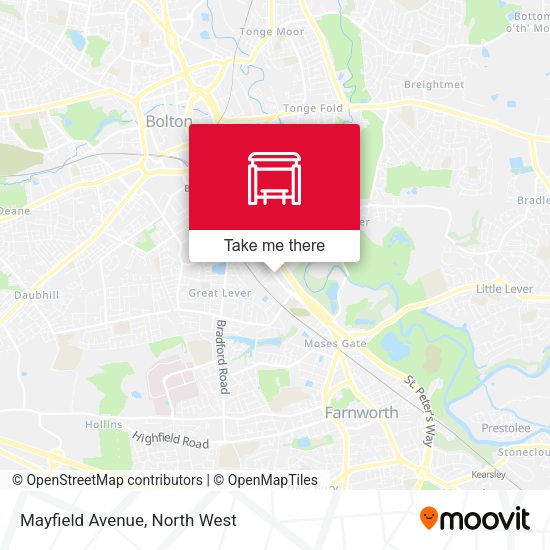 Mayfield Avenue map
