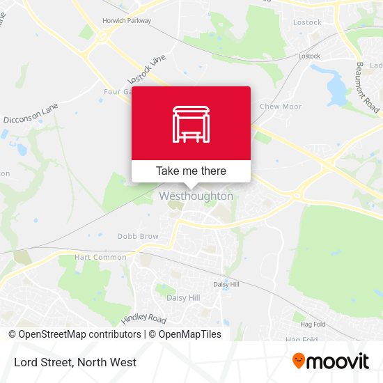 Lord Street map