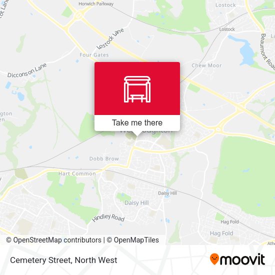 Cemetery Street map