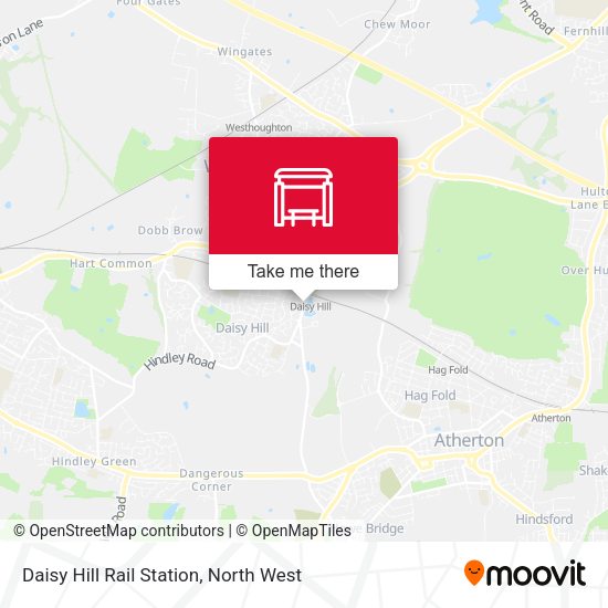 Daisy Hill Rail Station map