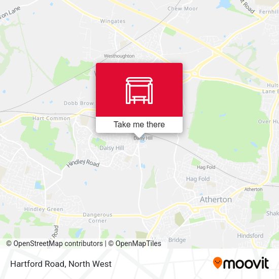 Hartford Road map