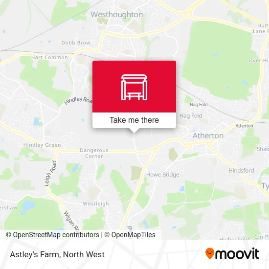 Astley's Farm map
