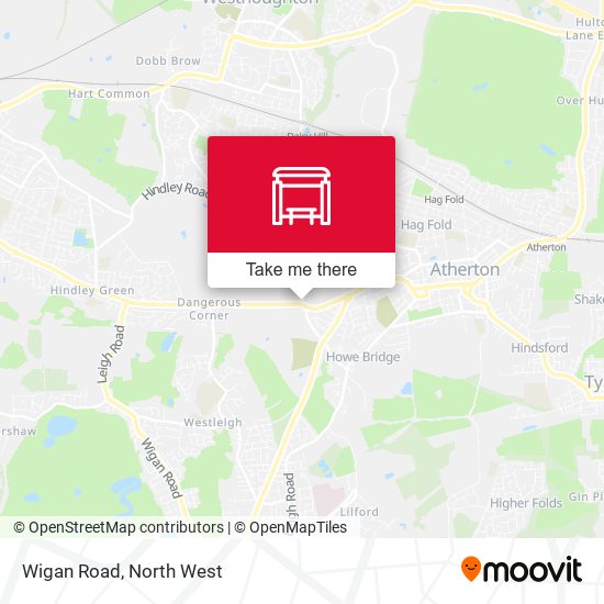 Wigan Road map