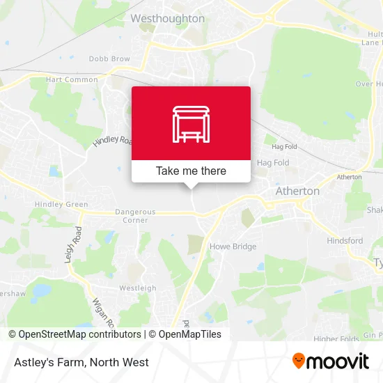 Astley's Farm map