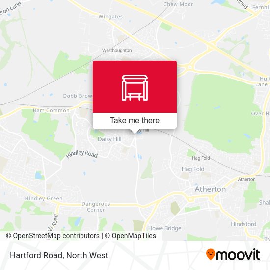 Hartford Road map