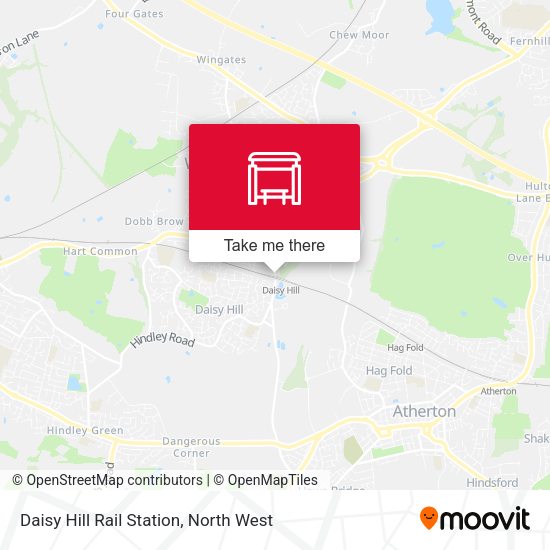 Daisy Hill Rail Station map