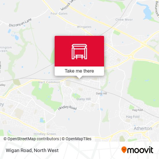 Wigan Road map