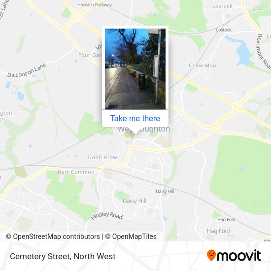 Cemetery Street map