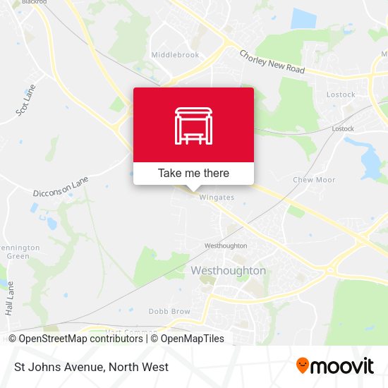 St Johns Avenue map