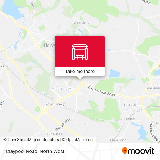 Claypool Road map