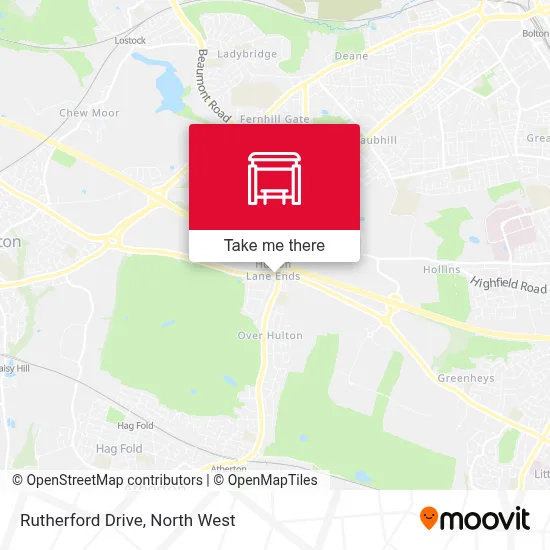 Rutherford Drive map