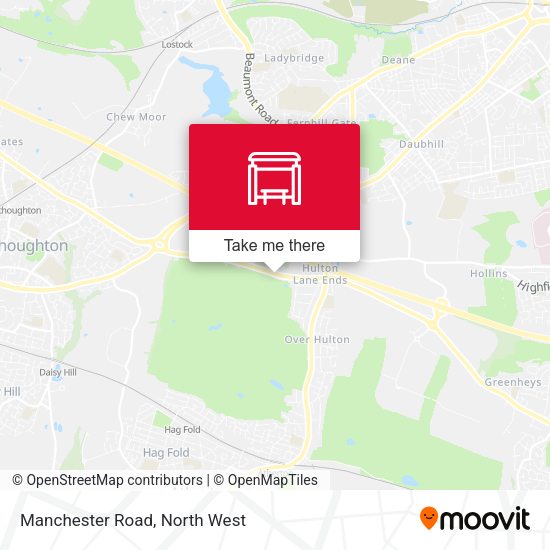 Manchester Road map