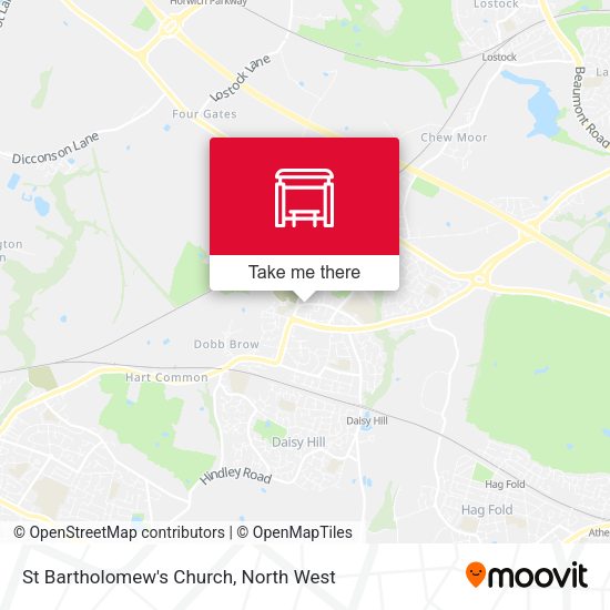 St Bartholomew's Church map