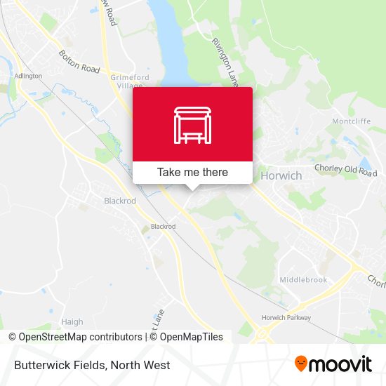 Butterwick Fields map