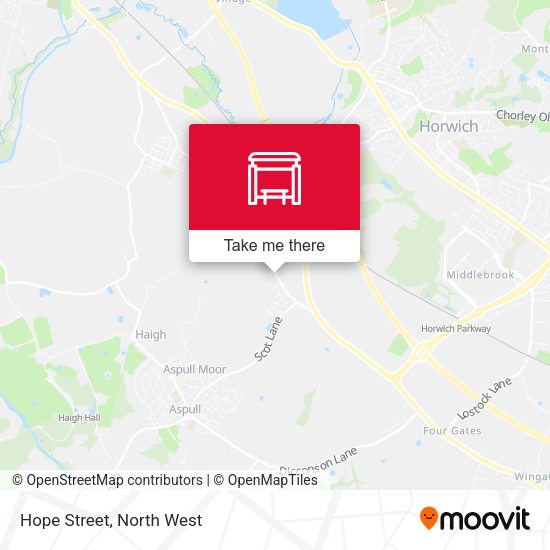Hope Street map