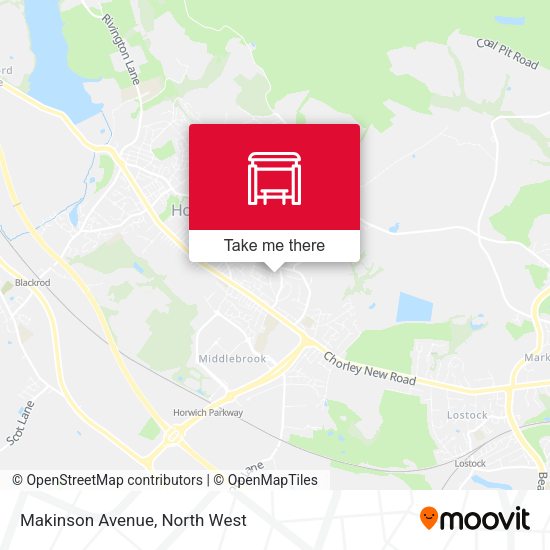 Makinson Avenue map