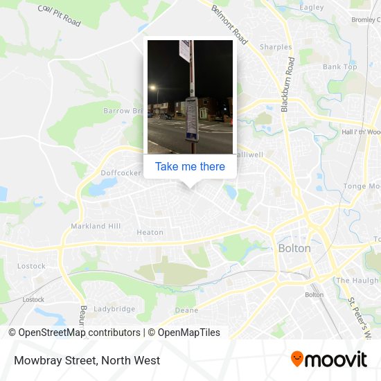 Mowbray Street map