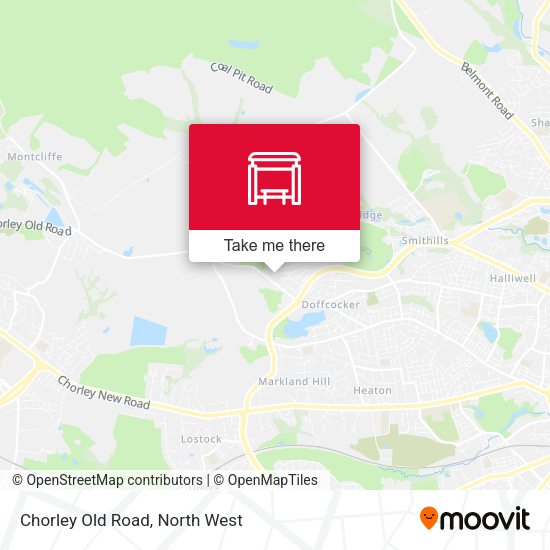 Chorley Old Road map